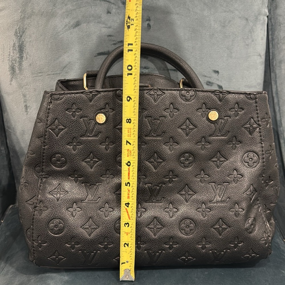 Fashion Inspired Black Monogram Tote Bag - Picture 8 of 9